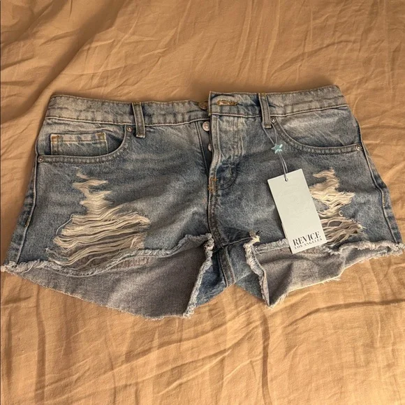 Revice Denim Editor’s Cut Denim Shorts - Picture 5 of 8